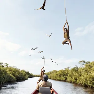 Wild adventure in the Amazonas
